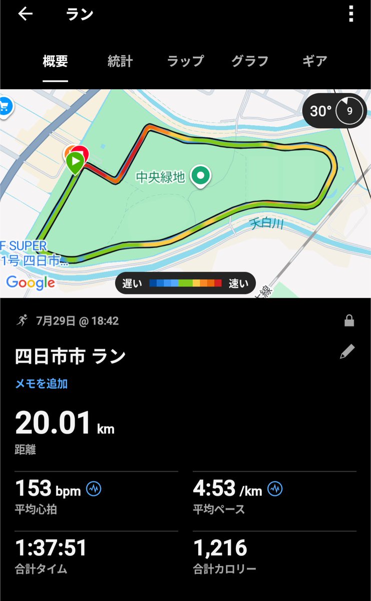 bambi0720's tweet photo. 今日はランニングクラブのナイトランに参加してきました✨

キロ5を切るくらいで20kを目指しましたが、最後はビルドアップもでき、良い練習ができました👟

ココスの🍧を食べて帰ってきました😁 https://t.co/mVw4RCyBlb
