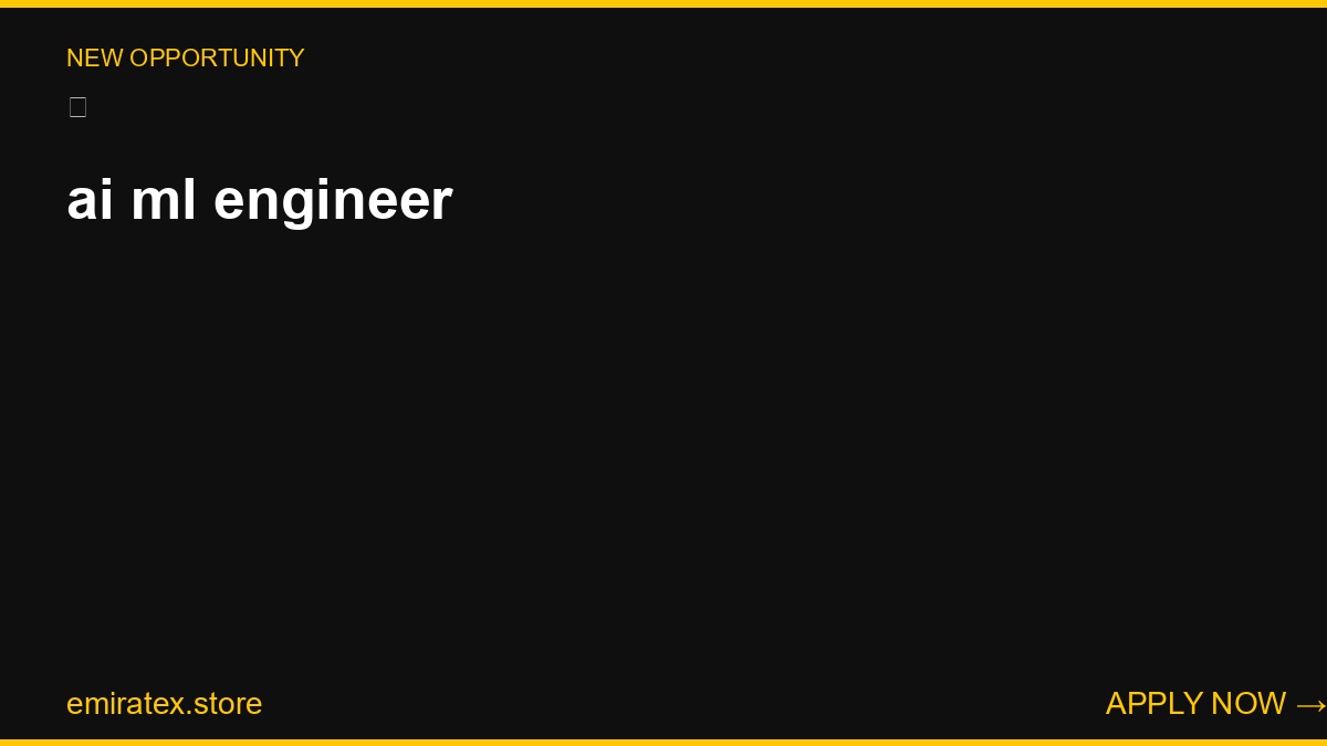 Ibrahim72932407's tweet photo. 🚀 Now Hiring: Ai Ml Engineer
💰 Competitive Package

Apply Now: https://t.co/yCb1LWoTtF

#HiringNow #Jobs #EmirateX #AiMlEngineer #CareerOpportunity https://t.co/Av2zaau5S6
