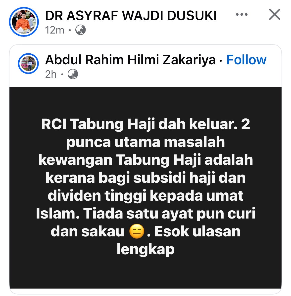 SyedAkramin's tweet photo. Semudah ABC orang Melayu diperbodohkan. 

Laporan RCI 252 muka surat. Saya percaya ramai yang tak baca pun, mereka lebih suka baca apa orang tulis di Facebook.

Beri dividen tinggi sedangkan syarikat rugi besar adalah 1 kesalahan. Perkara mudah macam ini pun ramai tak faham. https://t.co/cCnSt84sui
