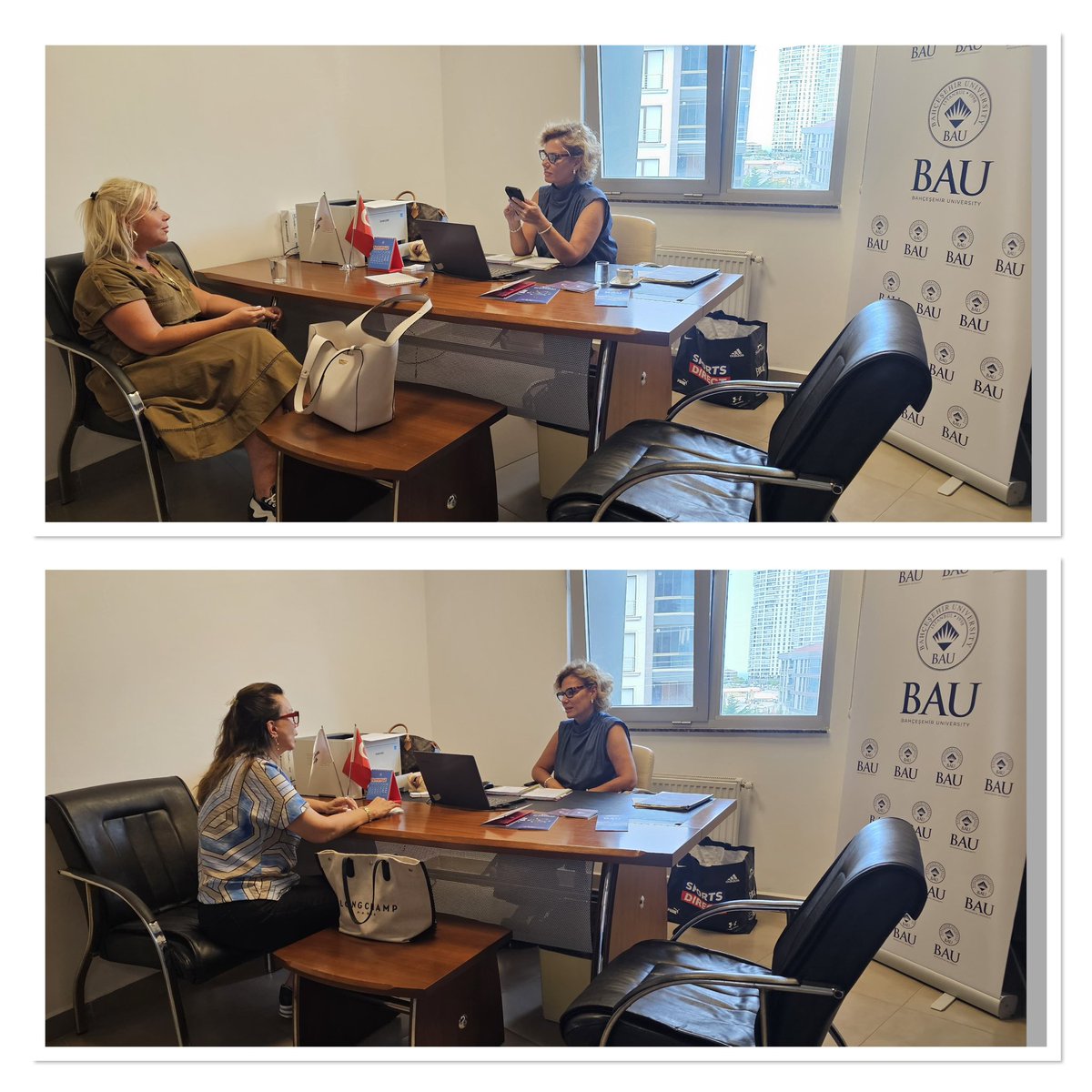 bhcshr_samlise's tweet photo. Üniversite tercih süreci kapsamında Bahçeşehir Üniversitesi Karadeniz Temsilcisi Sn.Arzu Mertan’ı okulumuzda ağırladık.12.sınıf öğrencilerimiz ve velilerimizle,tercih danışmanlığı programında üniversite tercihleri, kariyer planlaması ve bölüm seçimleri üzerine bilgiler paylaşıldı https://t.co/2DD53mZAvG