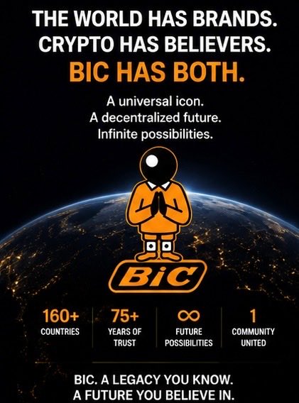 BICOnChain's tweet photo. HOOD MORNING 🌞
DAY 3 IN THE HOOD
0x738362ba5c4369583090e86ca1544e9c8d51E6c5
Crypto created digital assets.
Brands created unforgettable mascots. Communities created movement.
And we gonna embrace it as RWAM- Real World Asset Mascot.
BIC - BELIEVE IN CRYPTO https://t.co/mlyM72XhWh