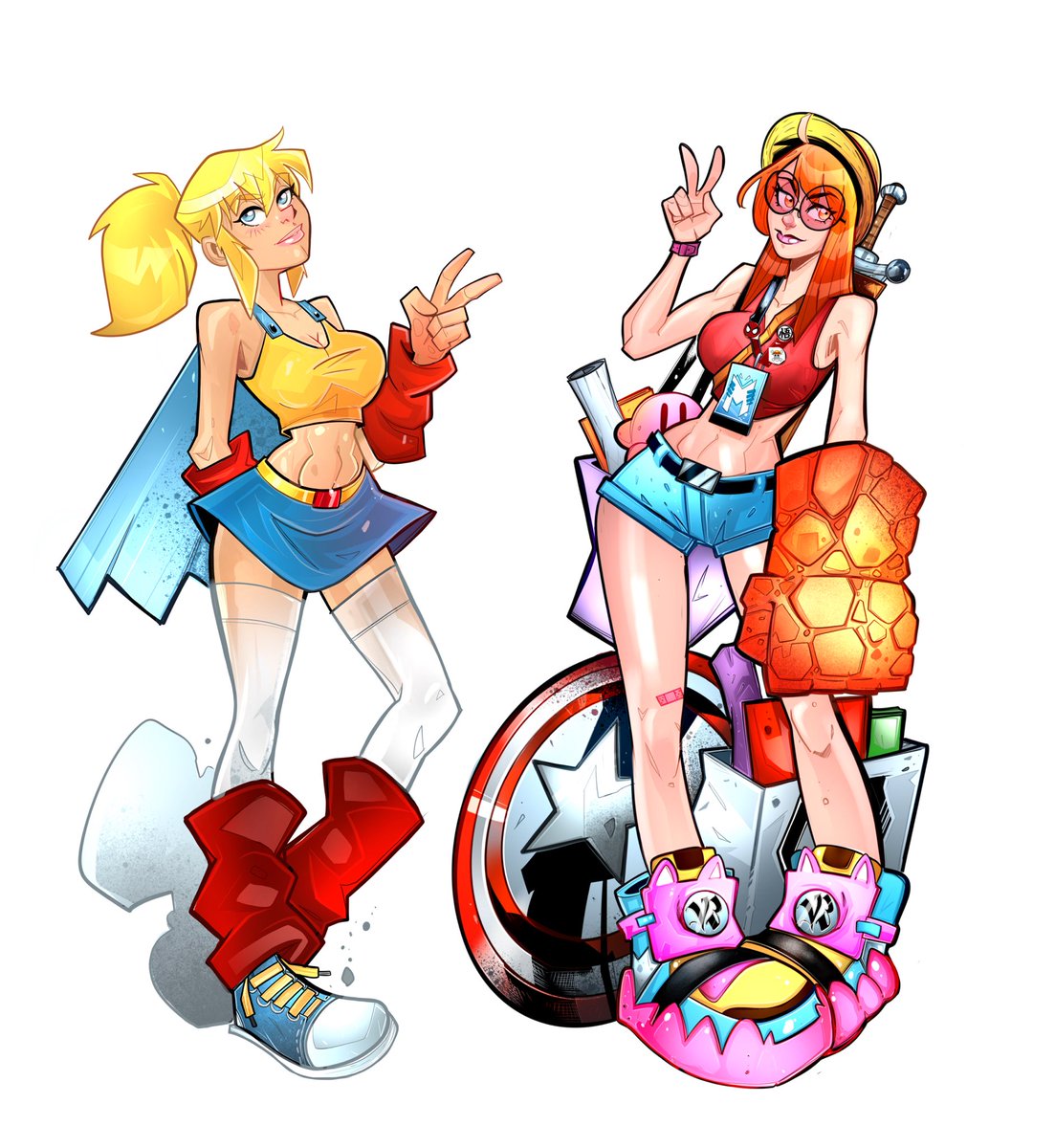 TRECE_HOUSE's tweet photo. Encargos chickas frikis #convention #superhero #ilustracion #cosplay https://t.co/oNKOClhrKS