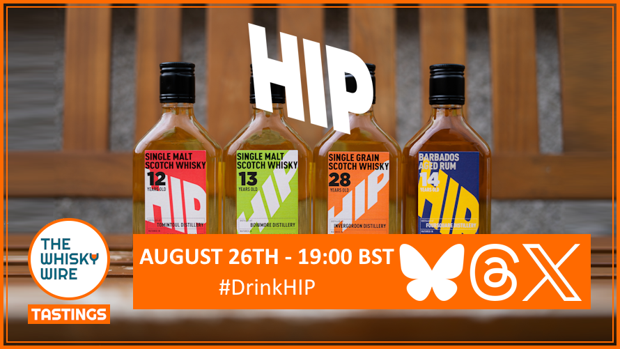 TheWhiskyWire's tweet photo. We're thrilled to announce another Tasting for August, pouring and exploring the inaugural bottled bounty from new indie bottler, HIP: https://t.co/NnvG8jQuao… #DrinkHIP #BePartOfTheDramfotainment https://t.co/L48GKYfgxH