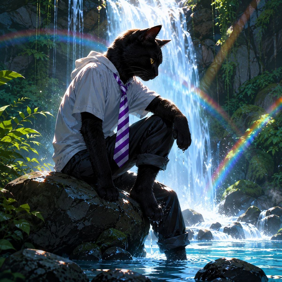 CatWitTie's tweet photo. Opportunities come and go so just enjoy the now. https://t.co/u5Nfw1b5GQ