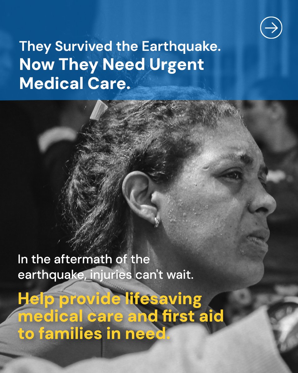 PADForg's tweet photo. ❤️ Donate today. Help save lives.
Surviving the earthquake was only the beginning. For thousands of families in Venezuela, every day now is a fight to recover, heal, and stay safe.
Through trusted local partners, PADF is providing emergency medical care, first aid, and lifesaving support to people who need it most.
Every donation helps doctors reach another family, treat another injury, and bring hope where it's needed most.
Local partners. Immediate impact.
Donate today 💙 https://t.co/byNeULYOMG