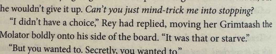 Hissterically's tweet photo. Not a Legacy spoiler in the slightest, but I did think it was a cute (maybe unintentional) detail of Rey playing the Grimtaash in dejarik when that’s what Ben named his old ship 🥰 https://t.co/YVcvcnK4t5