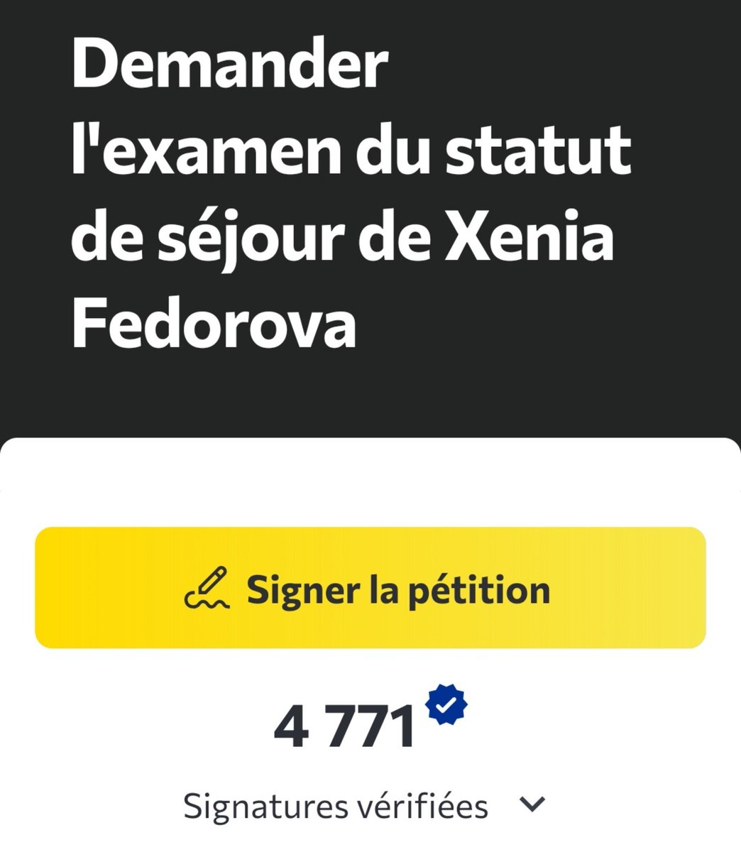 MaxiBernard_'s tweet photo. Grâce a la mobilisation générale des Français, la propagandiste russe Xenia Fedorova va être chassée de notre territoire. 

Le président a écouté son peuple et pris en compte notre pétition.

Que vive la démocratie !

#SlavaUkraïni 🇺🇦 https://t.co/ix2H2IKdwE