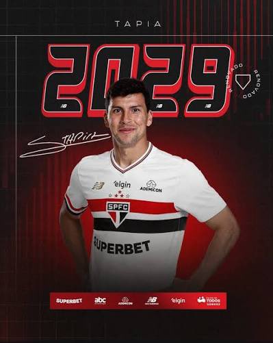 DestinoTricolor's tweet photo. Em 2025 o São Paulo renovou os contratos de:

Paulinho - até 12/2027

Tapia - até 12/2029

Enzo Diaz - até 12/2028

Menos de 1 ANO depois , está doando ou emprestando os jogadores sem ganhar 1 real.

Conseguem entender o porquê da crise financeira? https://t.co/T6sa06LNr8