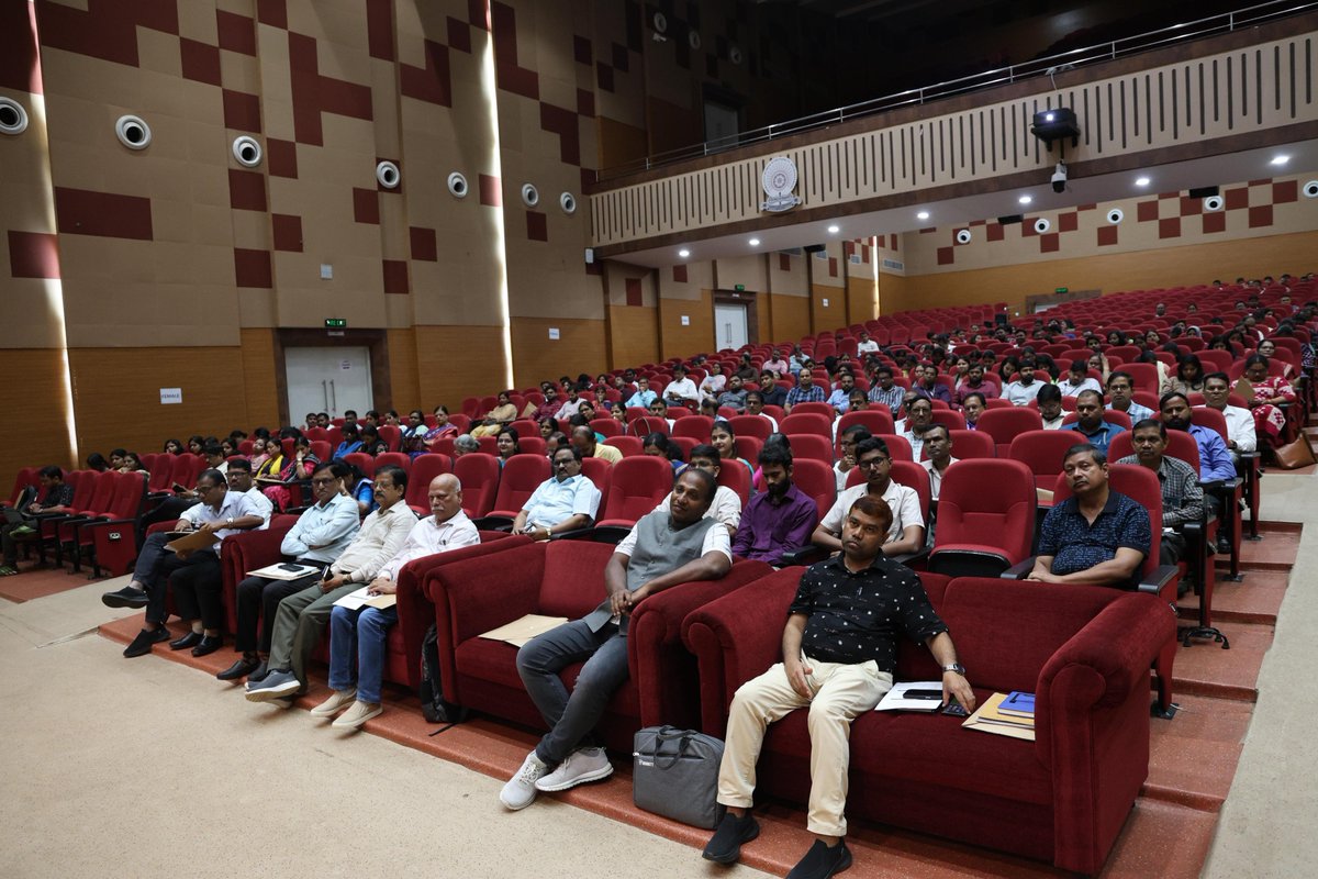 DHE_Odisha's tweet photo. Strengthening AI-driven governance in higher education.

The AI Capacity Building Training Programme commenced today at Rama Devi Women's University, Bhubaneswar, with the participation of senior officials, academic leaders, and AI experts. The inaugural session was graced by Shri Aravind Agrawal, Commissioner-cum-Secretary, Shri Kaliprasanna Mohapatra, Director, and Dr. Dharanidhar Nanda, Additional Secretary, Higher Education Department, Government of Odisha, along with Dr. S. Neethi, Professor of Practice, Department of Data Science & AI, IIT Madras, and Prof. Jyotna K. B. Rout, Vice-Chancellor, Rama Devi Women's University.

The three-day programme aims to build AI capacity among higher education officials, enabling the responsible and effective adoption of Artificial Intelligence to enhance governance, planning, academic quality, and institutional excellence across Odisha's higher education ecosystem.

#HigherEducation #Odisha #AI #ArtificialIntelligence #CapacityBuilding