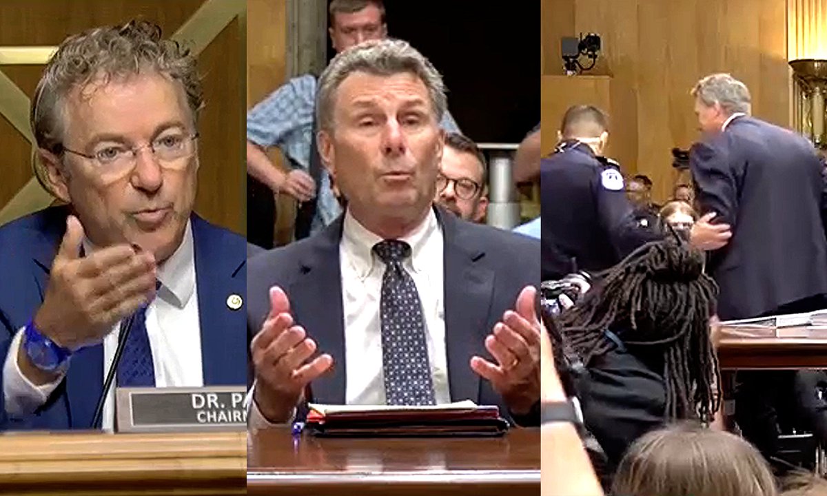 tommyxtopher's tweet photo. Fauci Lawyer Smacks Down Haters At Hearing As Rand Paul Has Him Dragged Out By Security https://t.co/akjYLYD7LP https://t.co/qngn1PCgKR