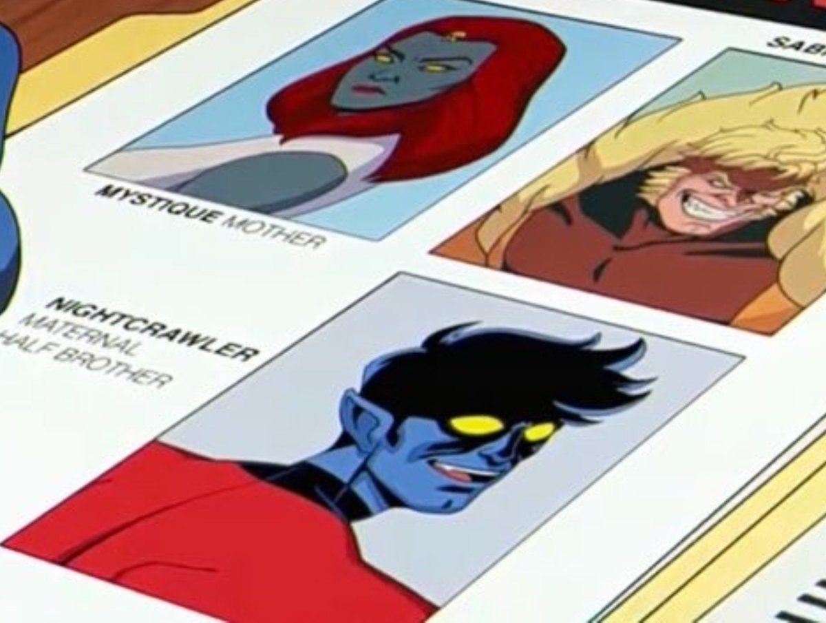NexusMutante's tweet photo. O Noturno nos arquivos 😂

#Xmen97 https://t.co/3VIi8eWi81