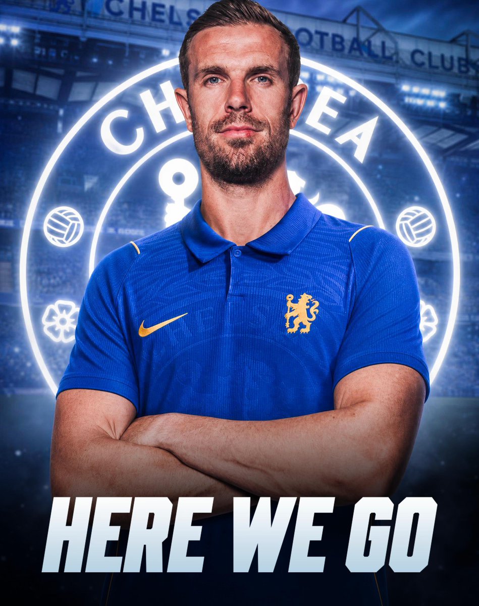 EmmanuelOkparat's tweet photo. 🚨🔵BREAKING: Former Liverpool captain, Jordan Henderson agree on a two years deal with Chelsea, here we go! 

Henderson left Brentford and Chelsea will now welcome him next.

(@JacobsBen) #CFC https://t.co/xU0zkYjcJH