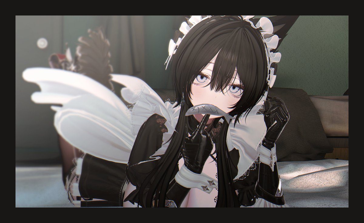 mol404_vrc's tweet photo. 黒猫メイド🐈‍⬛🐟

#Milltina https://t.co/eIFFflf8dZ