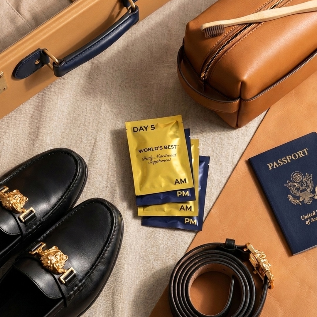 WBNO_Official's tweet photo. He packs light. He never packs less than the finest. ✈️
Wherever the day takes him, the ritual comes too. World’s Best.
#WBNO #WorldsBest #TheFinest #QuietLuxury #TravelInStyle #DailyRitual #ScienceIsNotBetterThanNature https://t.co/YsL6qsJVAx