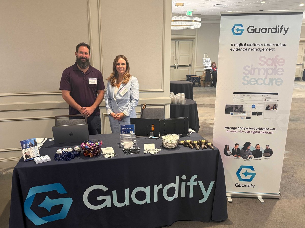 GetGuardify's tweet photo. Another great event we get to be a part of!

Thanks to everyone who has stopped by our booth and met with Michael and Carrie at the State Bar of Texas Annual Criminal Law Foundations.

We appreciated the opportunity to be part of it! https://t.co/nTRzc644px