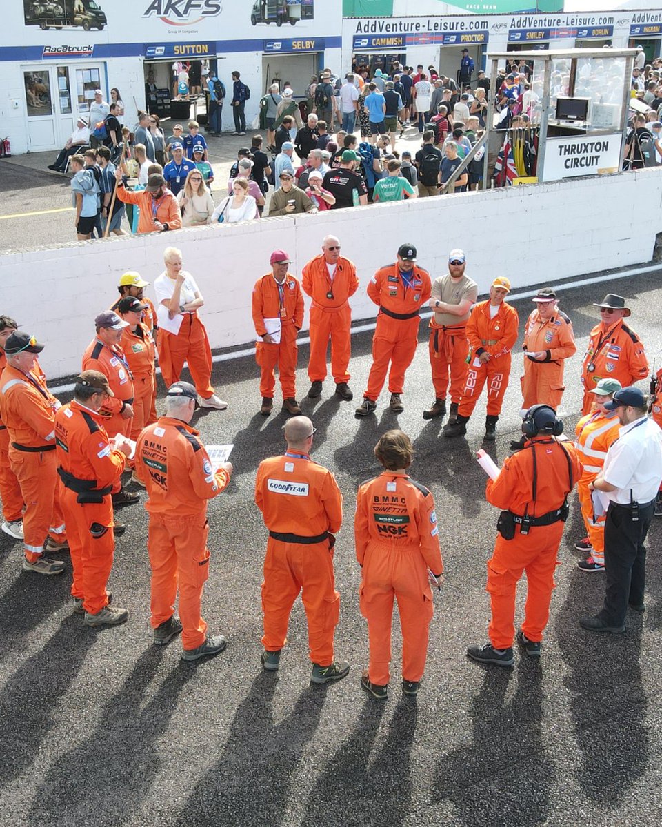 thruxtonracing's tweet photo. The faces behind a fantastic weekend. 👏

Whilst the racing grabbed the headlines, these incredible volunteers were working tirelessly to keep the action running safely from lights out to the chequered flag.

Here are just a few more moments from an unforgettable BTCC weekend at Thruxton. Thank you for everything you do. 🧡