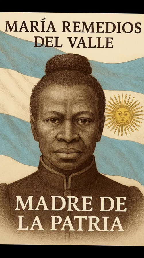 xavierslalu's tweet photo. Los negros son parte importante de Argentina. María Remedios del Valle era negra y gran parte del ejército independentistas al mando del general San Martín también lo eran. No se debe ignorar el pasado heróico de los afroargentinos que lucharon por la libertad. #HistoriaArgentina https://t.co/32AYPigml3
