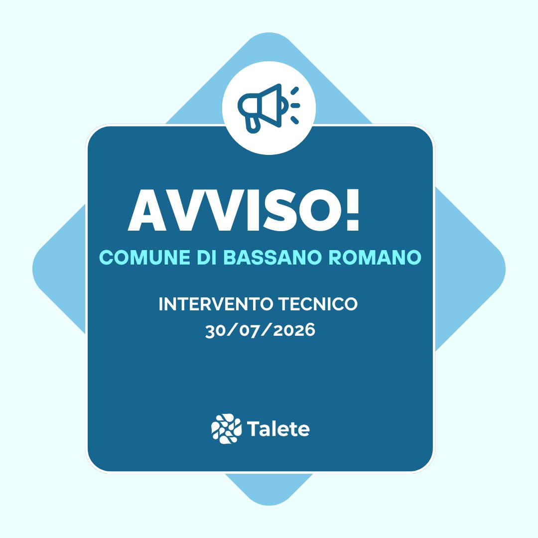 SpaTalete's tweet photo. @ComuneBassanoRm 
https://t.co/l8zu0MBODv 
#cittadiniinformati #taletespa #infoutili https://t.co/dll1382rsV
