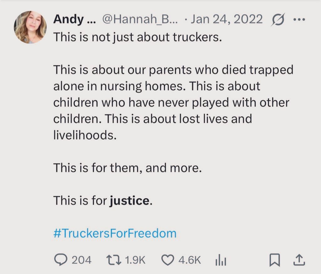 RealAndyLeeShow's tweet photo. I said almost that exact thing 
right before my account was permanently censored https://t.co/0wrSClREml