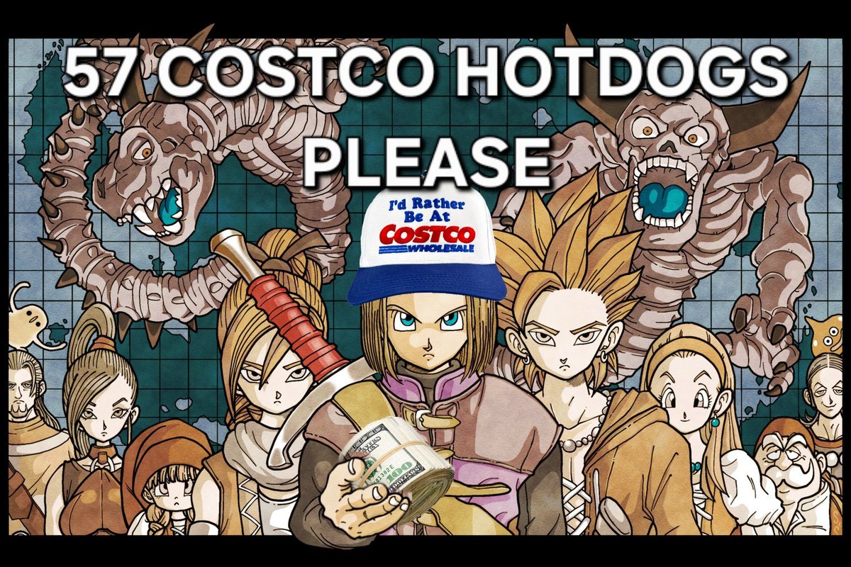 TheQuestersReal's tweet photo. Me taking the whole Party Out when I finally make it BIG

Dragon Quest Meme Wednesday https://t.co/38p5WTj9nA