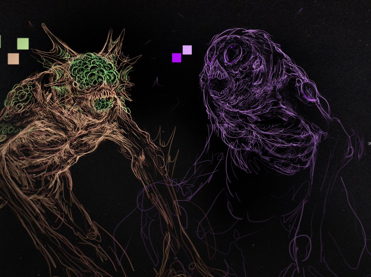 NivolasFedrizzi's tweet photo. Some recent creature sketches. https://t.co/nskzUPKXtF