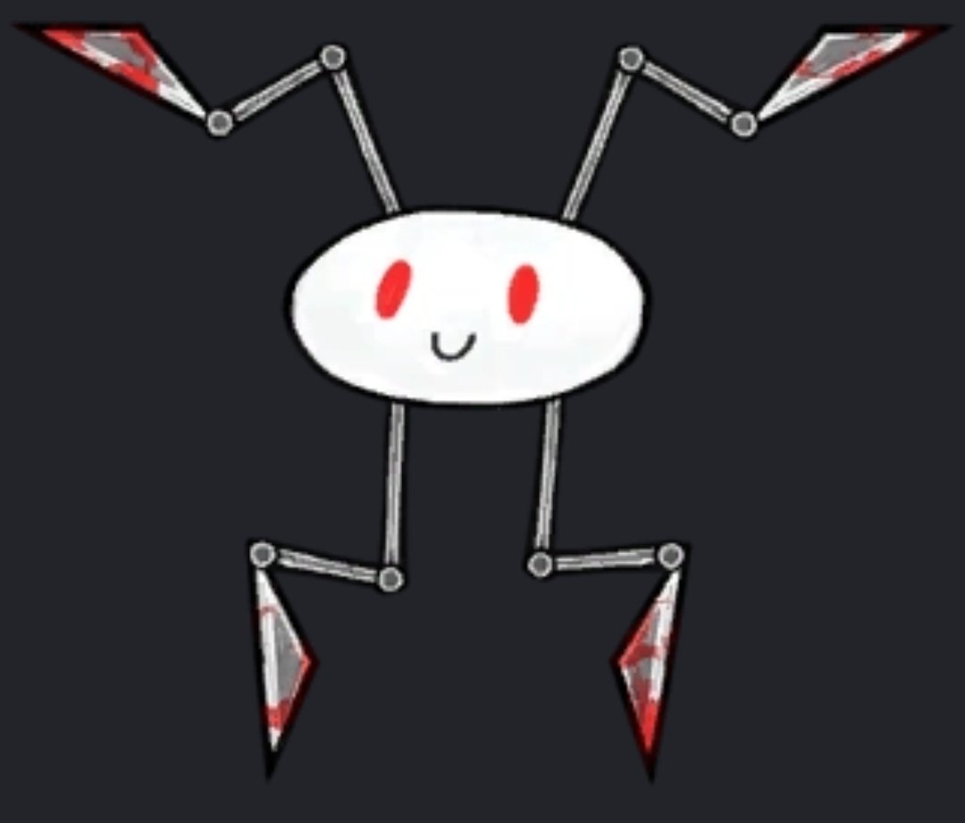senlidoesstuff's tweet photo. this thing has gotta be the silliest concept for an abno ever
"its a cleaning robot.. but instead of brooms.. it has... FOUR KNIVES !!! 😨😨😨" https://t.co/3BcA8Vjj3h