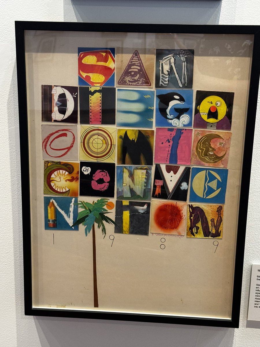 CBCCPodcast's tweet photo. Bill Sienkiewicz's original art for his 1989 Comic-Con Souvenir Book. Maybe the cover we think of first when I think of Comic-Con. Iconic. #ComicConMuseum https://t.co/Y0zmQA4hXI