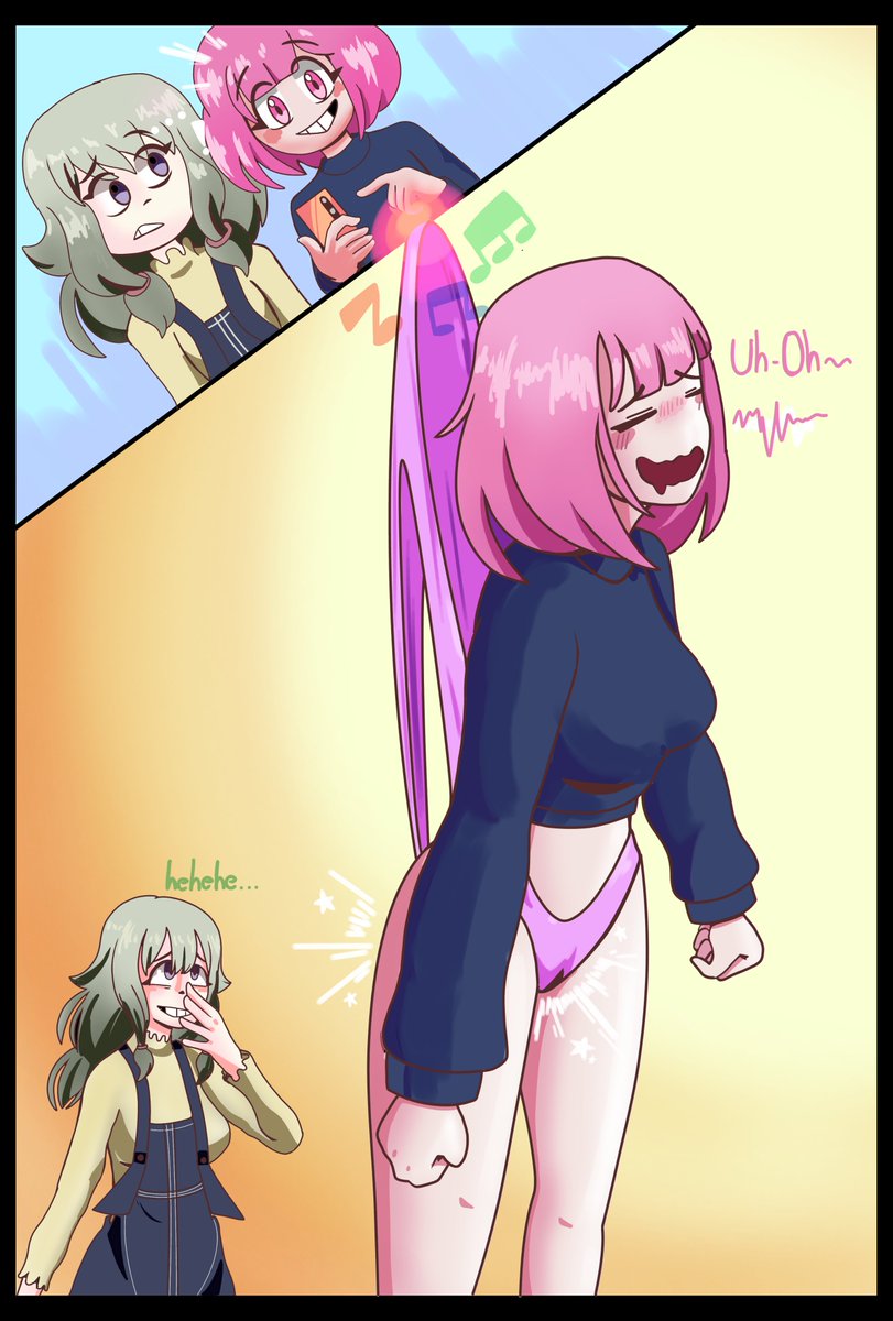 ethostrapted's tweet photo. Wedgie Comic//Emu and Nene Part 1!
I bet Emu is enjoying the idea she saw on internet
#wedgiecomic #wedgiegirl #wedgienerd #wedgieart #wedgiedraw https://t.co/CKjmNte5dC