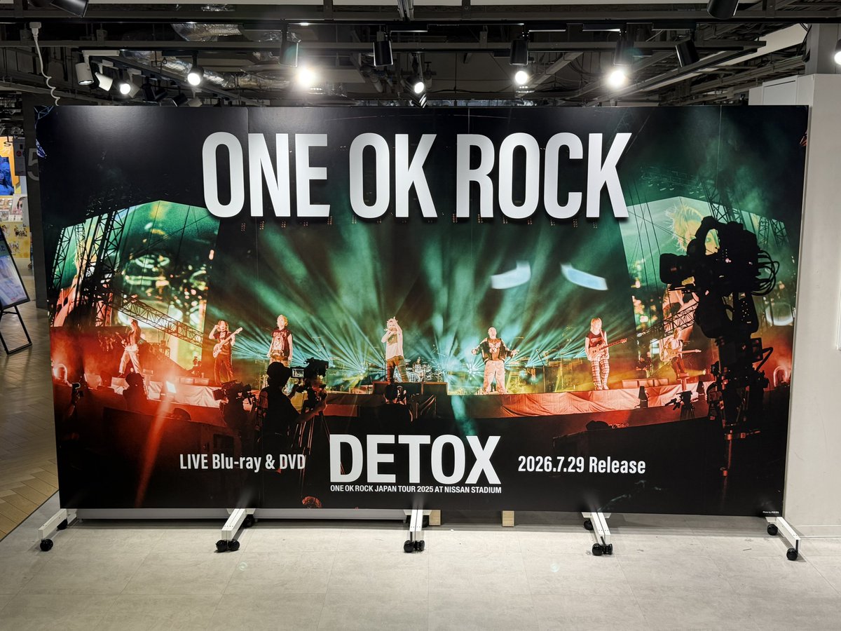Live DVD & Blu-ray ONE OK ROCK DETOX JAPAN TOUR 2025 AT NISSAN