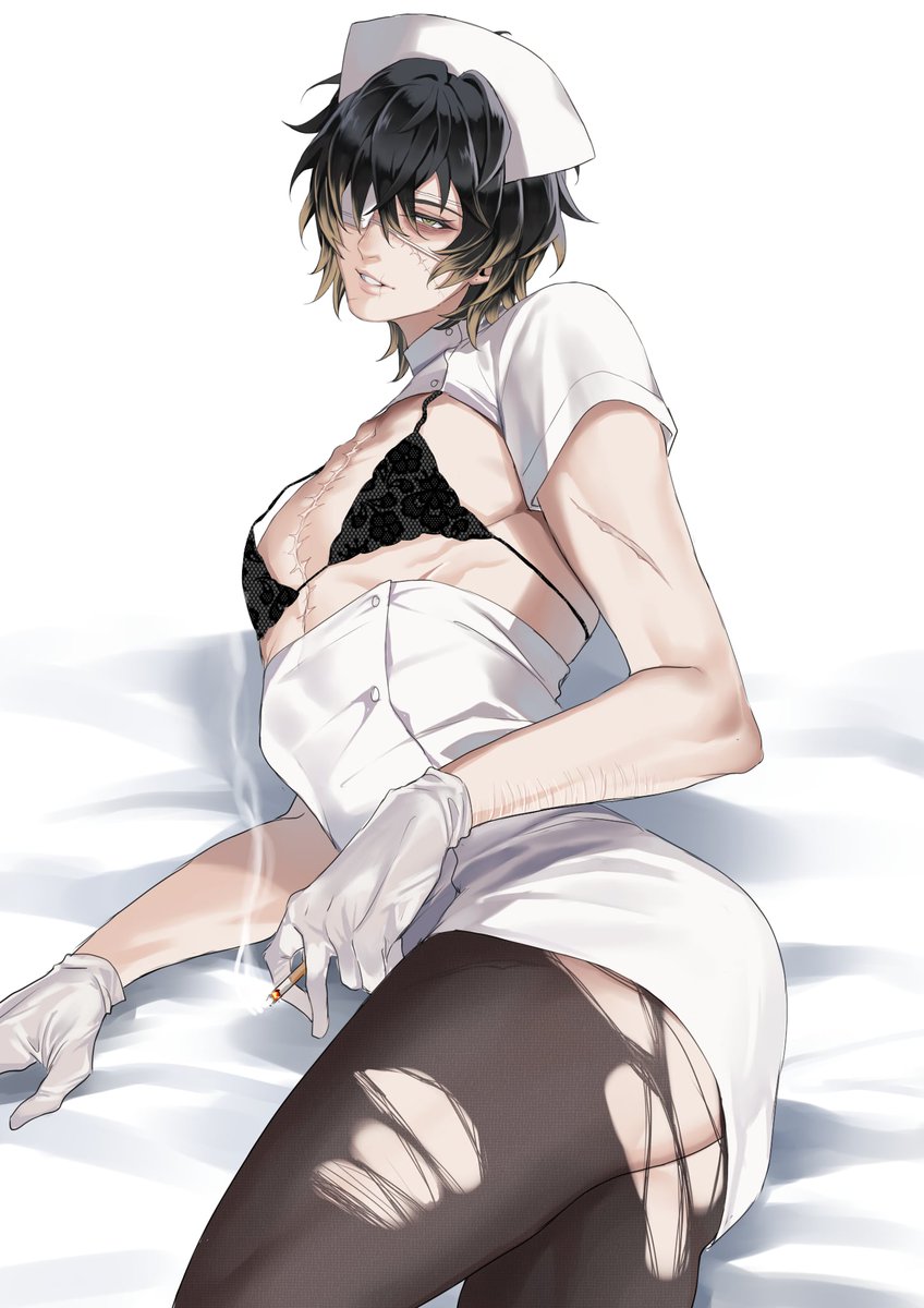 sushisalmon95's tweet photo. Nurse Towa! 💉🩸 #slowdamage https://t.co/5AgBgAXQFt