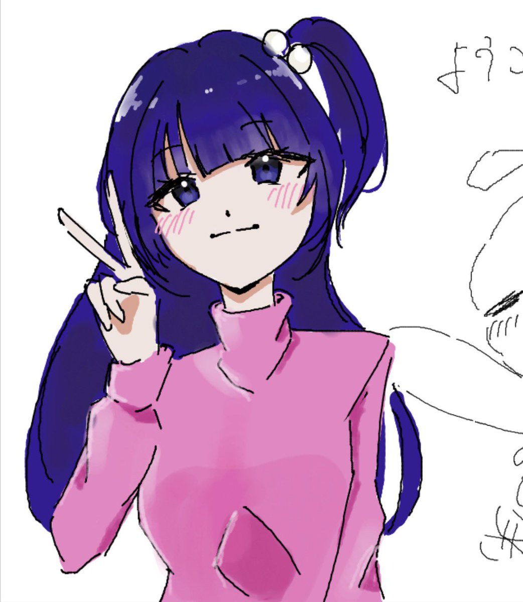 YuttariKobo's tweet photo. 絵チャにてマキちゃんを描きました
 #俺クロFA https://t.co/RocrscdW12