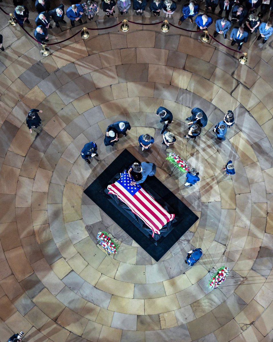 foxandfriends's tweet photo. Leaders from across the country and around the globe gathered to honor the life, legacy, and leadership of Senator Lindsey Graham.

More than two decades in the U.S. Senate representing South Carolina, Senator Graham was known for his quick wit, steadfast service, and deep commitment to the American people.

Rest in peace Senator ❤️