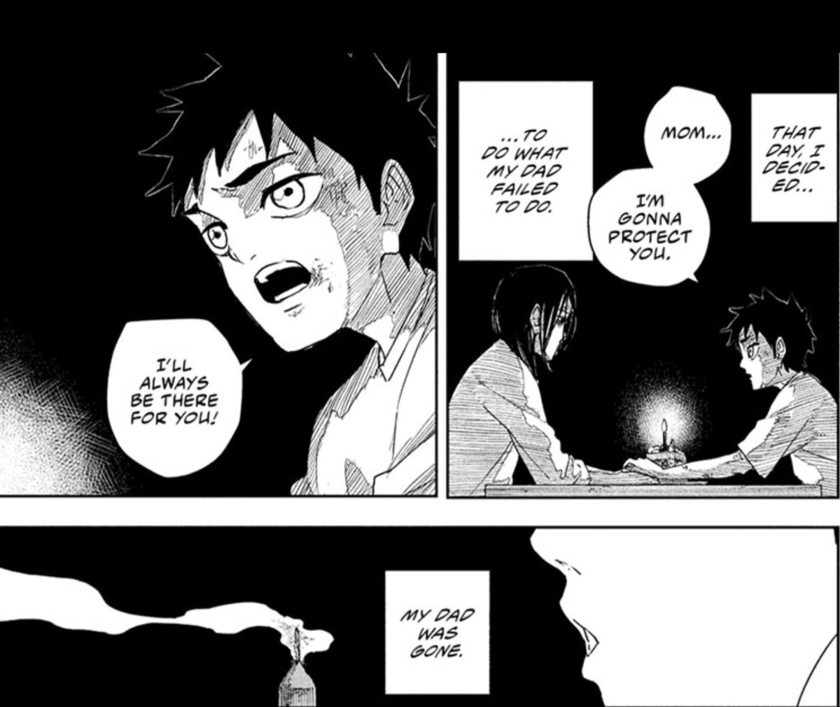 DispleasedCatto's tweet photo. "You're not like your father"
#Kagurabachi

For Chihiro, it's about finding your own vision for success, not needing to live in the shadow of your father's legacy

For Kunishige, it was about breaking the cycle of abuse; being allowed to love and be loved https://t.co/pgtHWtxmEe