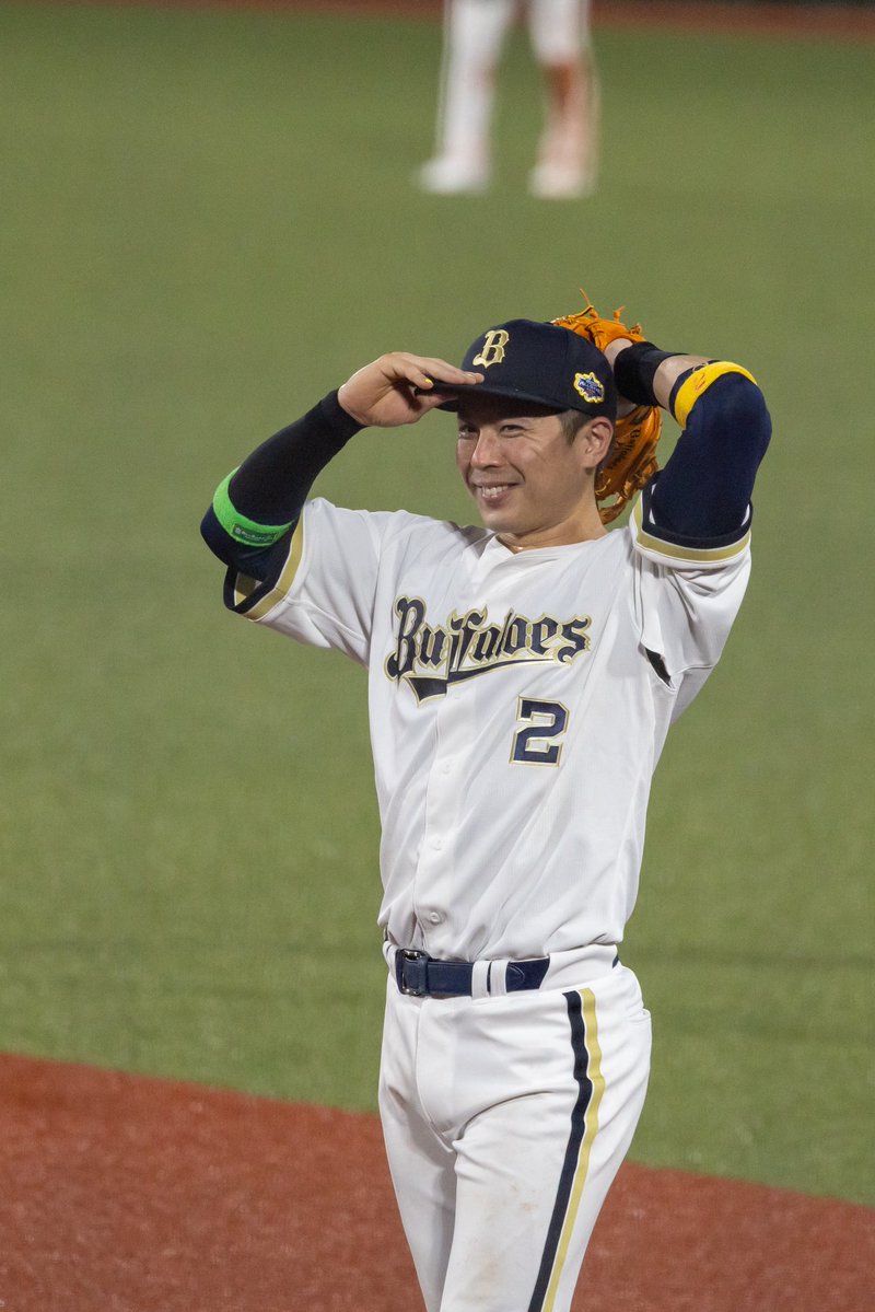 ichigo_orix's tweet photo. こーなくりはらバッテリーのおかげでファースト若月爆誕するし、ナイスプレー(ただしファールボール)で嬉しそうでおもしろいwww #若月健矢 https://t.co/qBaNGWqBIj