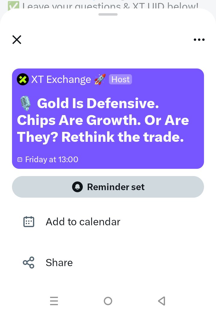 Shariq3x's tweet photo. @XTexchange @FolksFinance What is the biggest mistake traders make when rotating between gold and semiconductor stocks, and how can they avoid it?

@imsefaunal 
@davido 
@hackapreneur 

#XTspace #TradFi #Giveaway

UID 9099299586216 https://t.co/p678wGq1y5