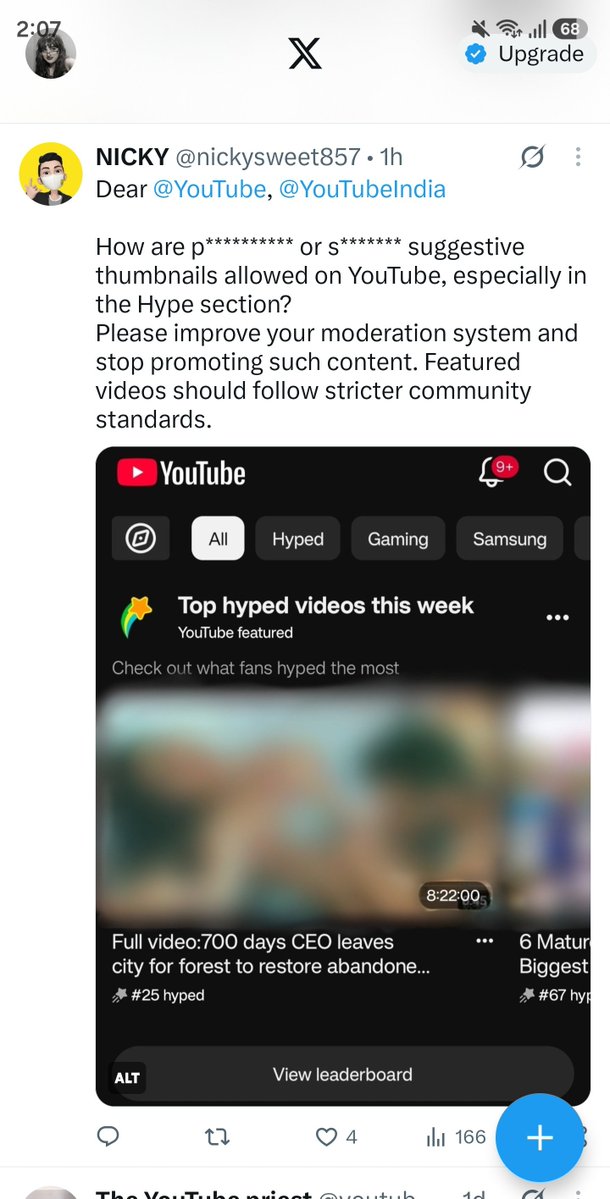 azaleahelios's tweet photo. @TeamYouTube mY pOLiCY ! wErE pROteCT pEOPle ! https://t.co/aXQvNcxAev