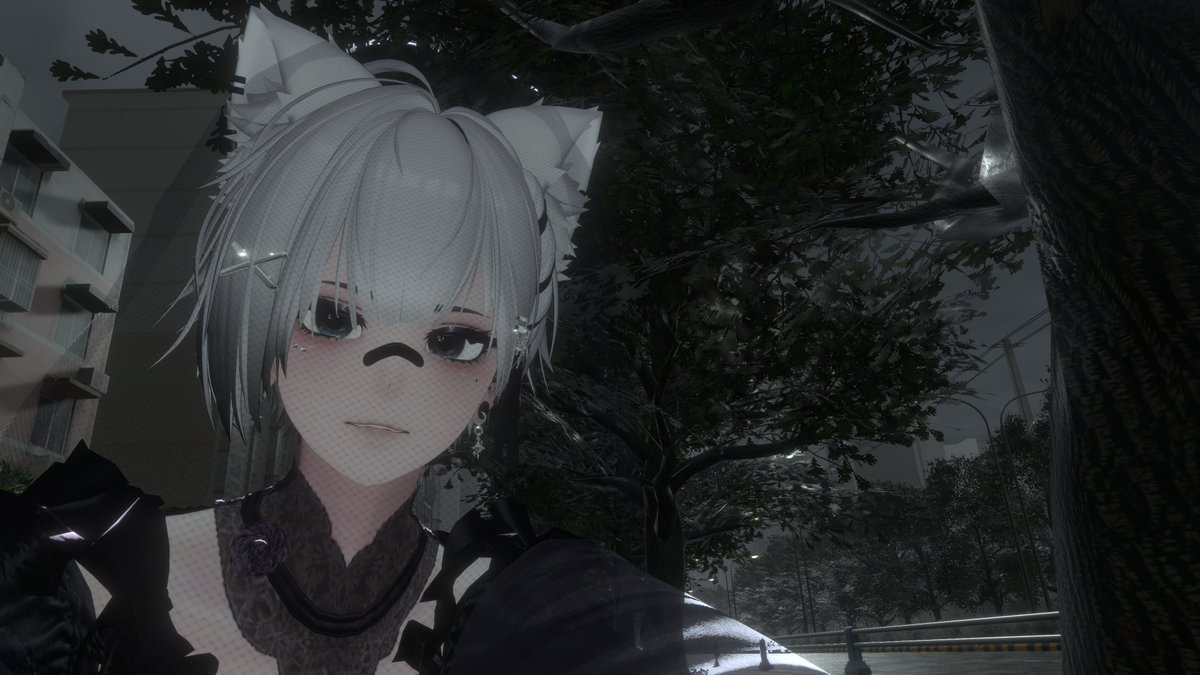 FemboySaja's tweet photo. I took these at a rainy bus stop, before the evening turned melancholic

雨のバス停で撮った。夜がまだ物悲しくなる前に。

#VRChat写真 #泣夜 https://t.co/OXGs57dZio