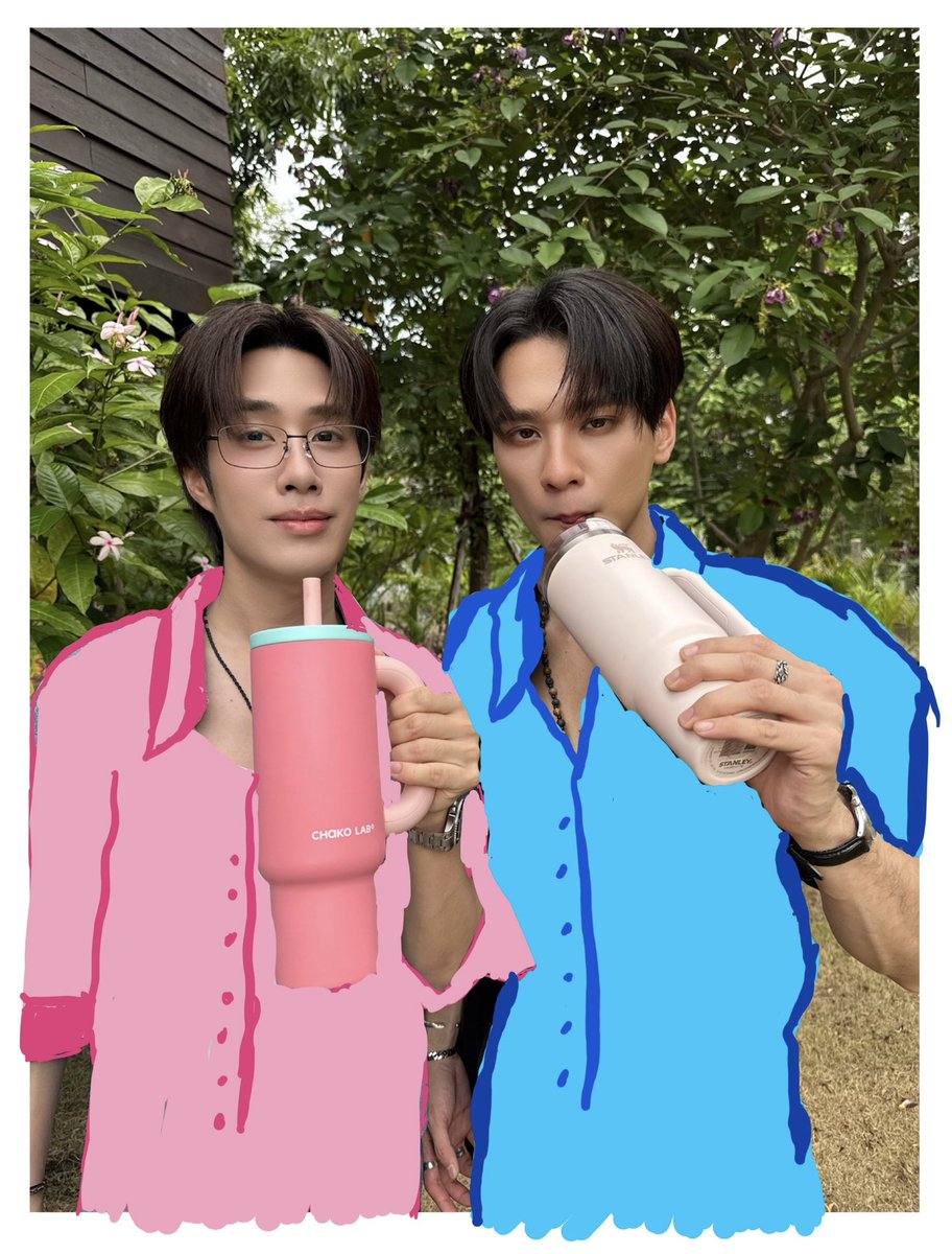 Ize6's tweet photo. กิ๊ง ต๊อก มาแล้วครับ🩵🩷
#เขมจิราตอนพิเศษถ่ายละเด้อ https://t.co/25omaEUqek