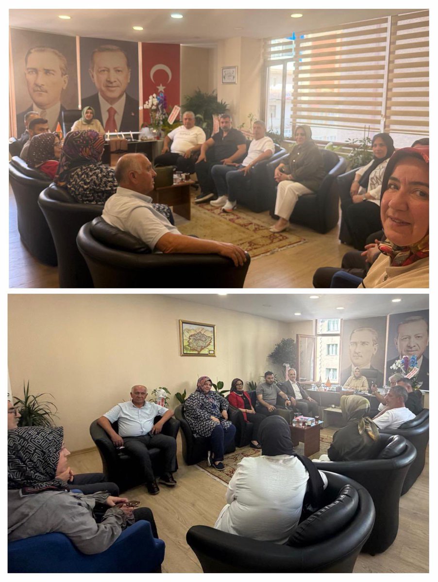 Ak_Yakutiye's tweet photo. AK Parti Erzurum İl Kadın Kolları Başkanlığına atanan Sayın Esra Kaplanoğlu’na ilçe teşkilatımızla hayırlı olsun ziyaretinde bulunduk.
Kıymetli Başkanımıza görevinde muvaffakiyetler diliyor; daha güçlü bir teşkilat anlayışıyla gönül gönüle yürüyeceğimizin mesajını paylaşıyoruz. https://t.co/t4J0ouqvrZ
