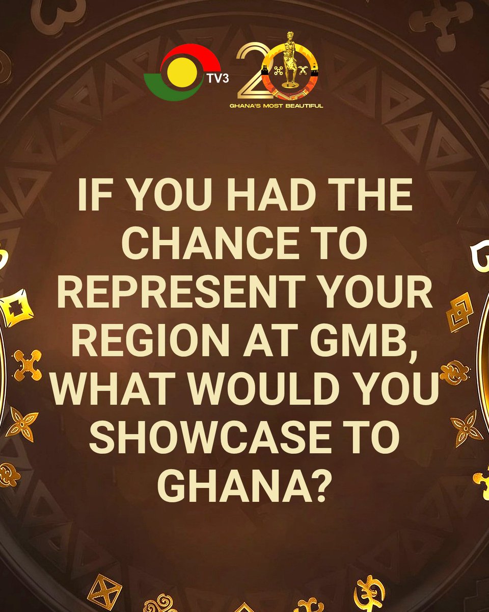 tv3_ghana's tweet photo. What would you showcase?
We would like to hear from you.
#TV3GH #GMB2026 #GMBAt20 https://t.co/EQcYFZorF7