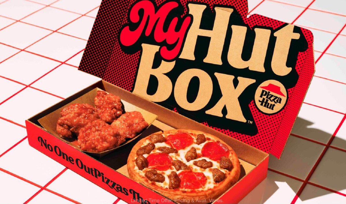 Alexburns1617's tweet photo. We are open at 11:30 till 10pm come on down to you're Pizza Hut locations in London  we got hot deals going off at the hut we have new stuff you gonna try we got Hot Deals Pizzas Melts Wings Pastas Dips Desserts and Drinks go get them while it’s hot come on in or order online https://t.co/jRwaGMv2P3
