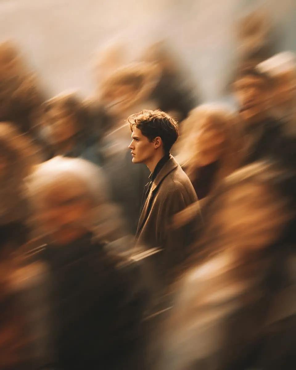 Cinematic Street Portrait with Motion Blur