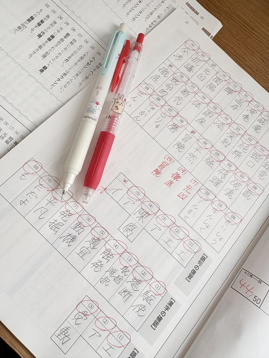 rn____dayo0's tweet photo. 久しぶりの漢字！何個か間違えて悔しい🥹
今日の字結構好きかも(^ᴗ ̫ ᴗ^) https://t.co/Nnvii7Yon6