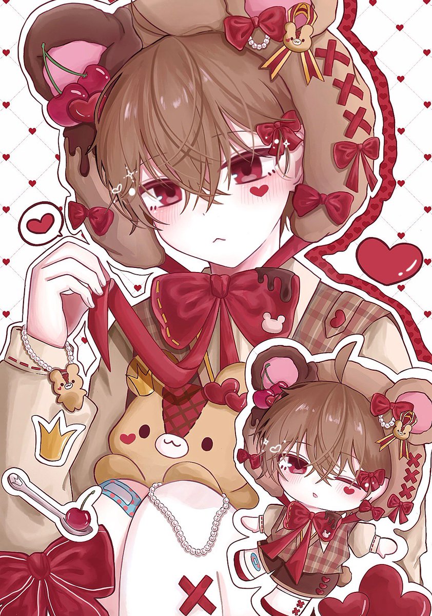 marin_kirari's tweet photo. 🧸♥️

#OC #創作 https://t.co/gXBq1IN2rc