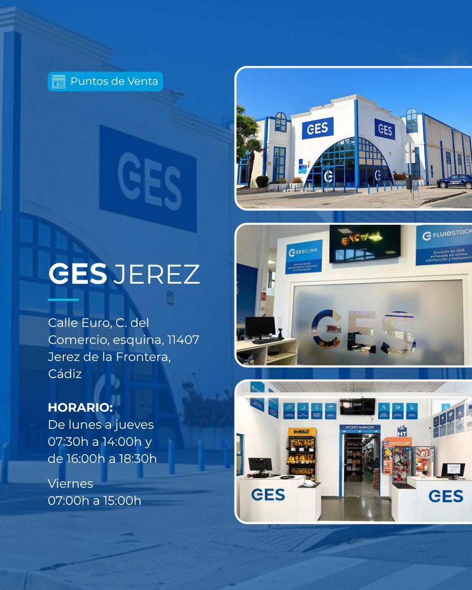 ElectroStocks's tweet photo. 🔊#PuntosdeVentaGES | 🏢 ¡En #GESJerez estrenamos imagen! Hemos renovado nuestro #PuntoDeVenta para ofrecerte un espacio más moderno, cómodo y funcional, pensado para seguir acompañándote en tu día a día con el mejor servicio. 🌟

#PuntosDeVenta GES: https://t.co/yyi38qsi0C https://t.co/XDBJ5OoEPu