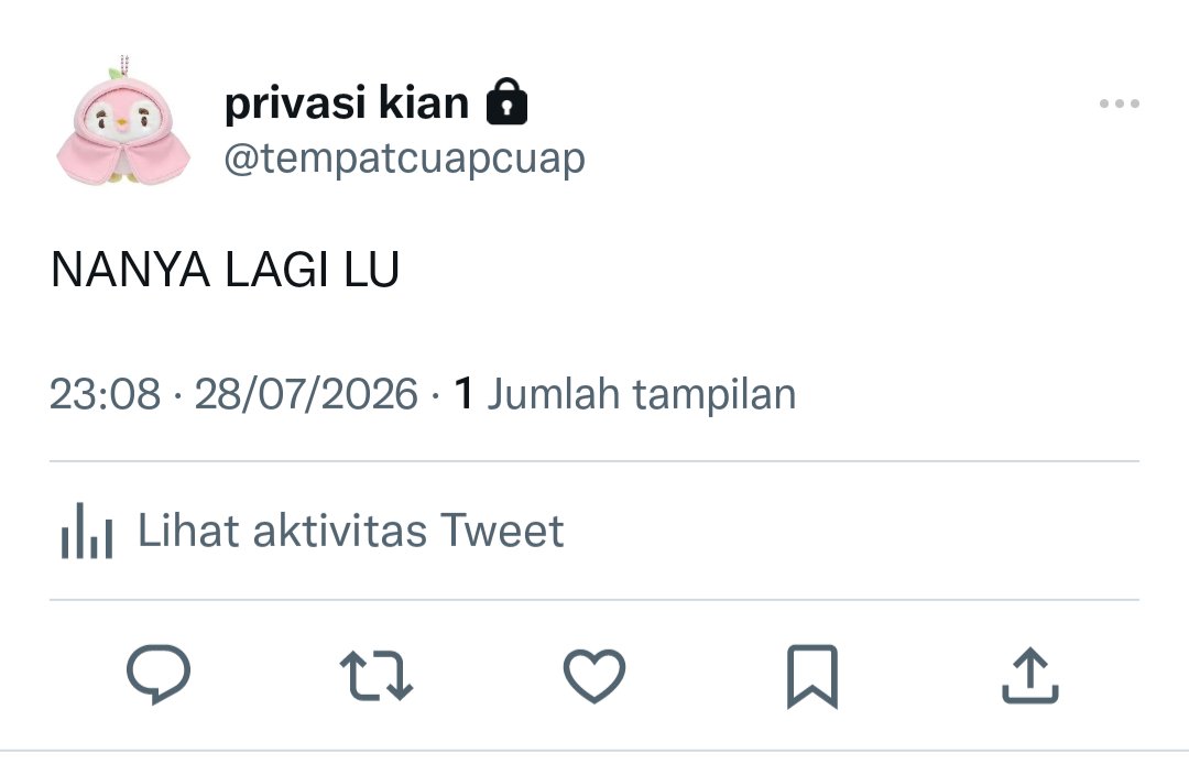 marimarihei's tweet photo. Nanya lagi lu https://t.co/2c4G2yc7qv