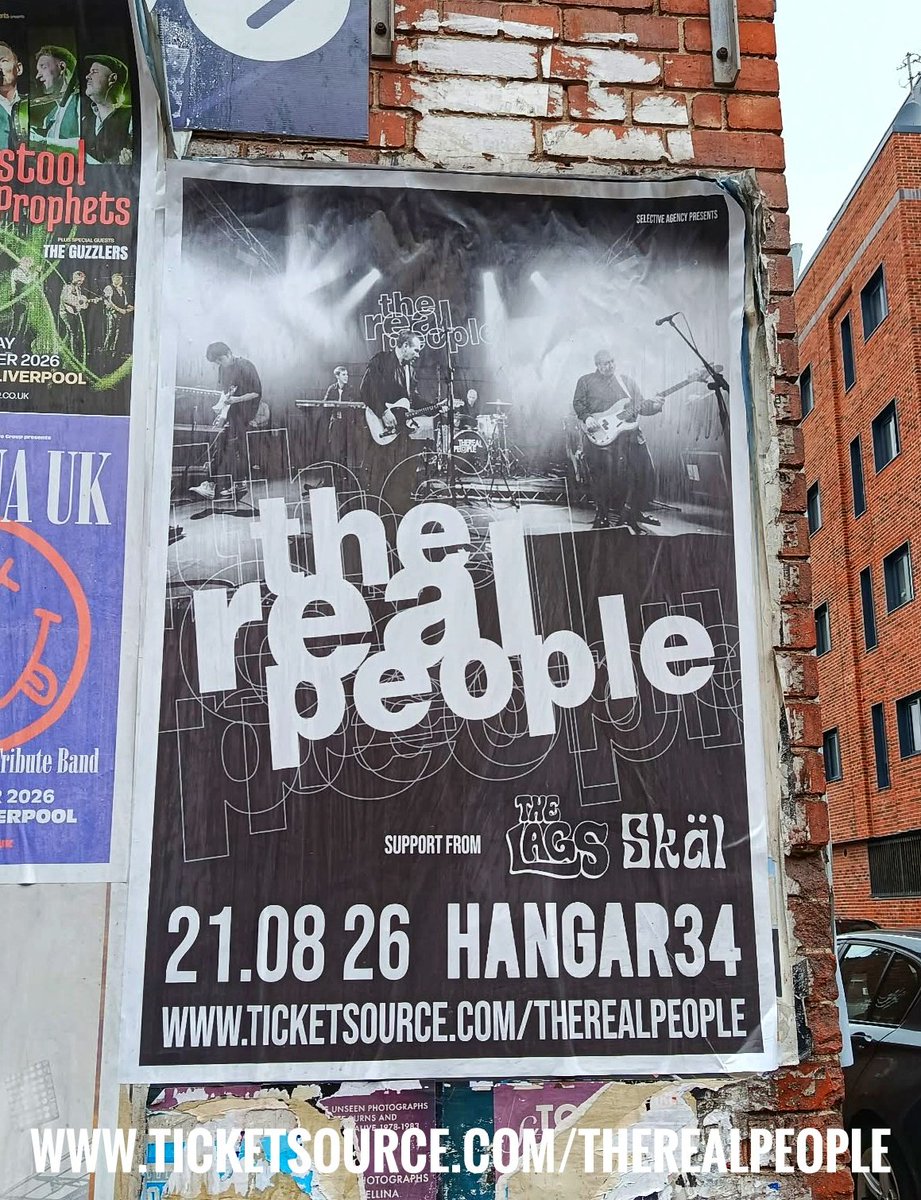 RealPeopleband's tweet photo. #TheRealPeople
#WordOnTheStreet
Friday 21st August 
@Hangar34Liver 
Plus Support 
#Thelags &amp; @SkalBandUK
Tickets Available 
https://t.co/RzGCfYm9yt https://t.co/p4nsjBqwSX