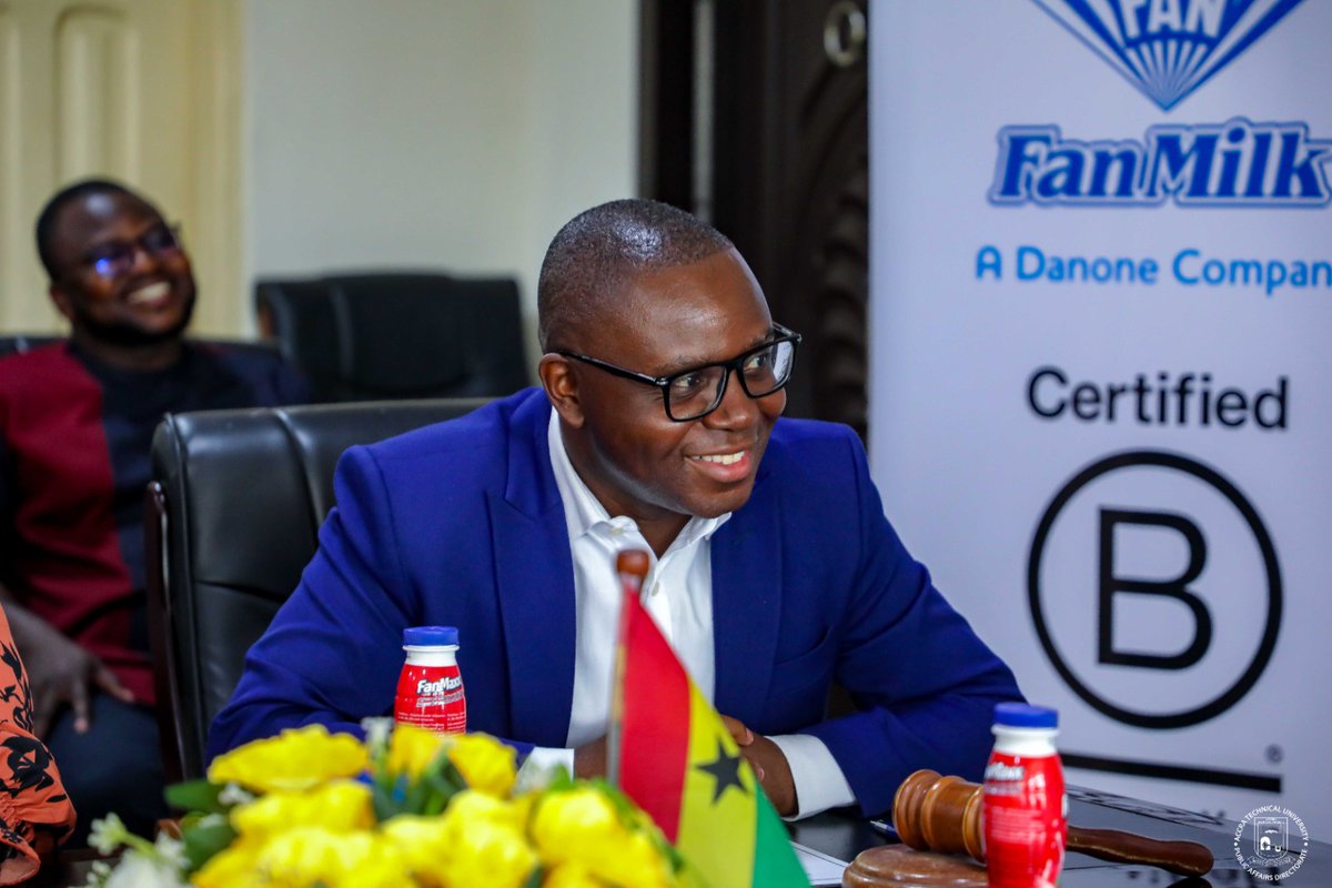 accratechuni's tweet photo. We are proud to partner with FanMilk PLC to expand practical training, industry exposure, and career opportunities for our students. Together, we're preparing graduates for the future of work. https://t.co/8jzPrQXKLU