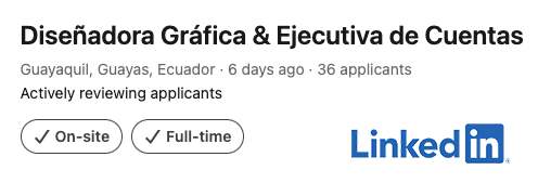 8emadi's tweet photo. 🚨 ¿Trabajarías por el sueldo de una persona haciendo el trabajo de dos? Cada vez veo más ofertas en LinkedIn que buscan cubrir dos cargos con un solo salario. En este caso: "Diseñador(a) Gráfico(a) &amp; Ejecutivo(a) de Cuentas". Abro hilo. 🧵 #LinkedIn #Empleo #Ecuador #Guayaquil https://t.co/0oXEhKYwa4