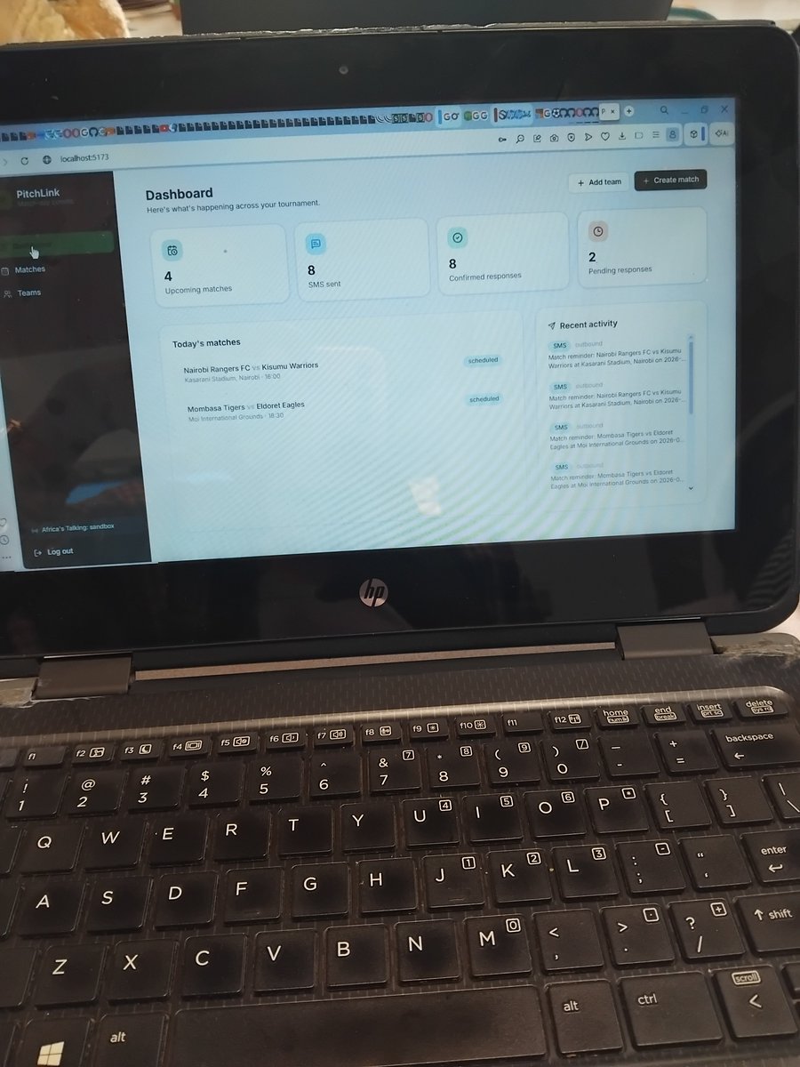 LavenderAbigai3's tweet photo. From an idea 💭 to a working product . 🚀Do Not Disturb it's just work .
#AfricasTalking #ATHackathon #100DaysOfCode #BuildInPublic #DevCommunity #KenyaTech #Innovation #Startups #WebDev https://t.co/BNk5hYzZSQ